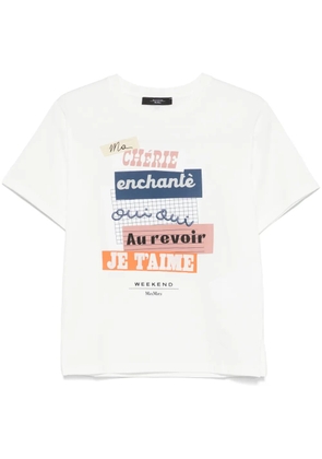 Weekend Max Mara graphic-print T-shirt - White