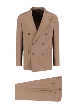 Tagliatore herringbone double-breasted suit - Neutrals