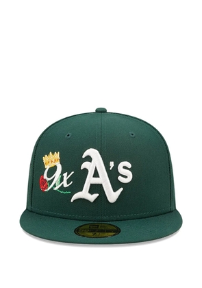 NEW ERA CAP 59Fifty MLB Oakland Athletics Crown 9X Champs baseball cap - Green