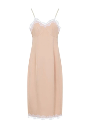 Carven lace-trim dress - Pink