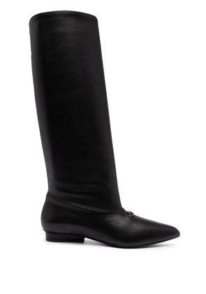Ferragamo Gancini knee-high boots - Black