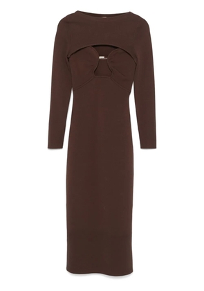 Cult Gaia Jenny midi dress - Brown