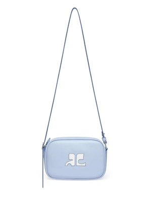 Courrèges Reedition leather camera bag - Blue