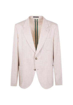Paul Smith notch-lapel single-breasted jacket - Neutrals