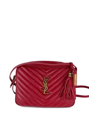 Saint Laurent Pre-Owned Lou Camera tassel-detail cross-body bag - Red
