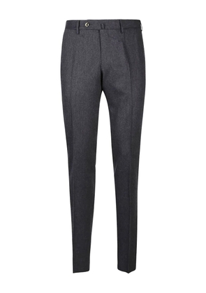 PT Torino metallic-finish wool pants - Grey