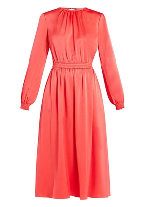 Michael Kors open-back satin midi dress - Pink