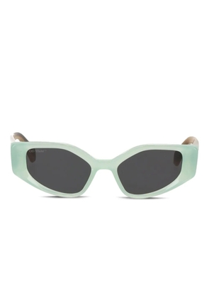 Off-White Eyewear geometric-frame two-toned sunglasses - Blue