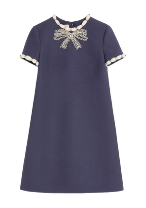 Valentino Garavani Crepe Couture mini dress - Blue