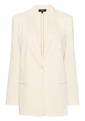 Theory shawl-lapels single-breasted blazer - Neutrals
