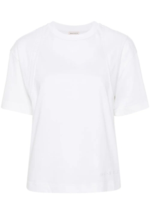 Alexander McQueen seam-detailed T-shirt - White