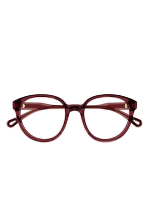 Chloé Eyewear round-frame glasses - Red