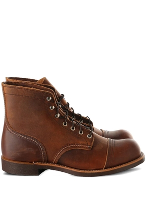 Red Wing Shoes Iron Ranger® lace-up boots - Brown