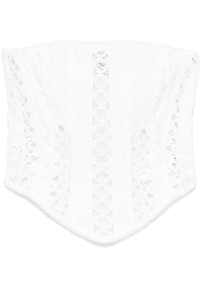 Charo Ruiz Ibiza Lathie bustier top - White