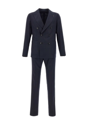 Tagliatore peak-lapels double-breasted suit (two-piece) - Blue