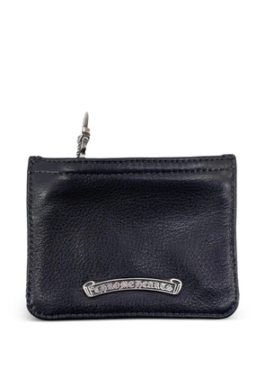 Chrome Hearts Dagger zip coin pouch - Black