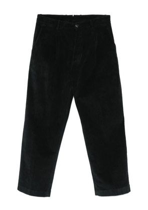 Nine In The Morning logo-label corduroy trousers - Black