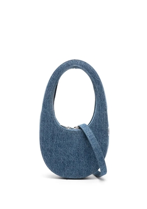 Coperni Swipe denim shoulder bag - Blue