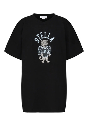 Stella McCartney logo-detail cotton t-shirt - Black