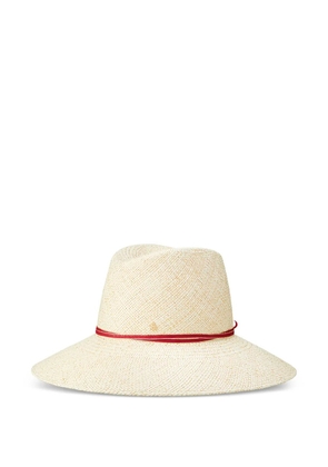 Maison Michel Kate ribbon-detailed hat - Neutrals