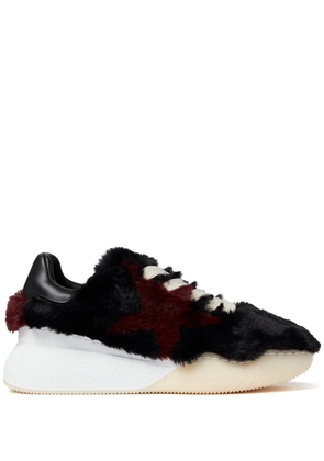 Stella McCartney Loop faux-fur sneakers - Black