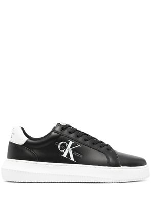 Calvin Klein Jeans logo-print low-top sneakers - Black