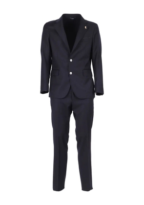 Tombolini notched-lapel single-breasted suit - Black