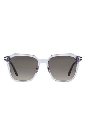 TOM FORD Eyewear transparent-frame sunglasses - Grey