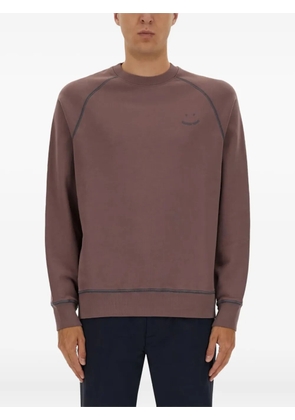 PS Paul Smith raglan-sleeve smiley sweatshirt - Purple