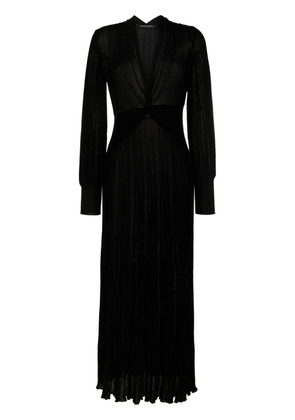 Antonino Valenti Noemi pleated wrap dress - Black