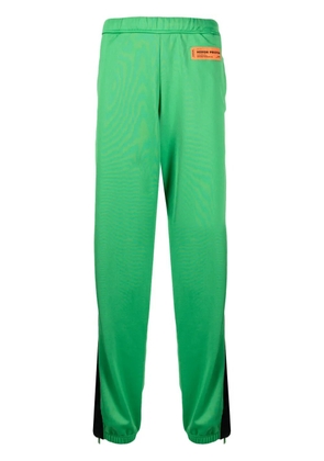 Heron Preston logo-patch track trousers - Green