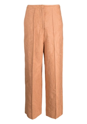 Alysi Ajoure' wide-leg trousers - Neutrals
