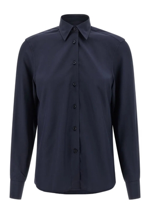 Brioni button-cuffed shirt - Blue