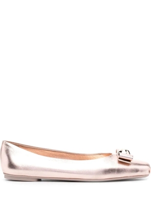 Ferragamo 10mm Pina bow-detail ballerinas - Pink