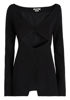 ALESSANDRO VIGILANTE cut-out blazer - Black