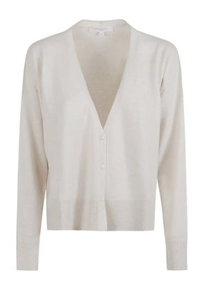Antonelli button-front wool cardigan - White