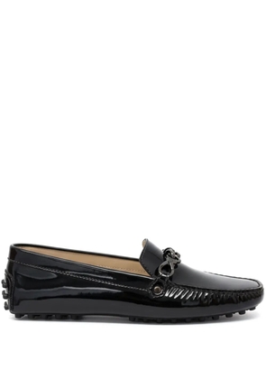 Tod's Gommino chain-detail loafers - Black