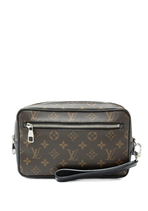 Louis Vuitton Pre-Owned 2017 Macassar Kasai Monogram clutch bag - Brown