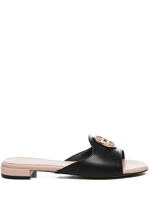 V°73 Ciabatte Janette logo-plaque sandals - Black