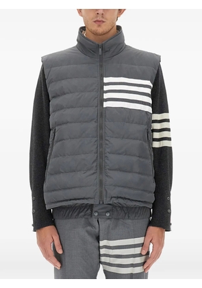Thom Browne 4-Bar motif puffer gilet - Grey