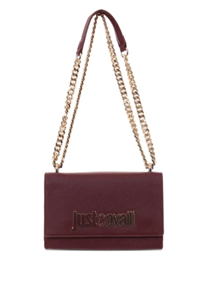 Just Cavalli logo-lettering cross body bag - Red