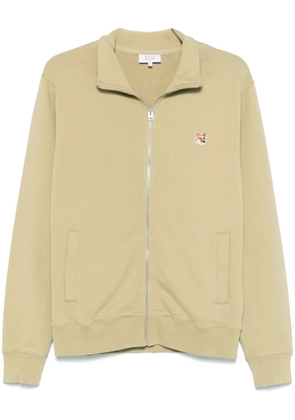 Maison Kitsuné Fox Head-patch sweatshirt - Green