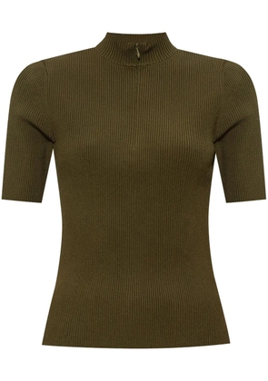 Tory Burch ribbed T-shirt - Green