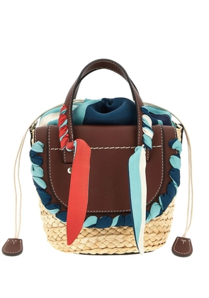 CUBA LAB Habanera Silk tote bag - Neutrals