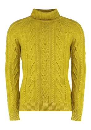 Moorer cashmere roll-neck sweater - Yellow