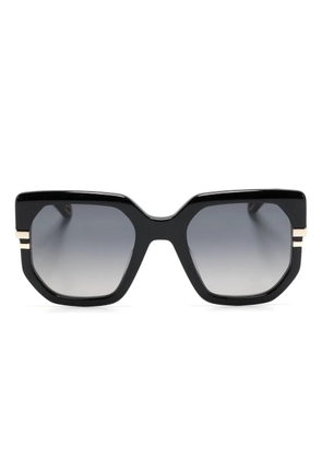 Chloé Eyewear oversize-frame sunglasses - Black