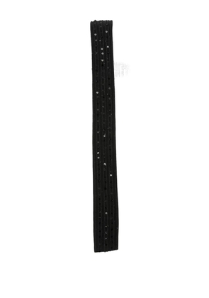 Antonelli sequin-embellished tie - Black