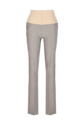 Patrizia Pepe colour-block trousers - Grey