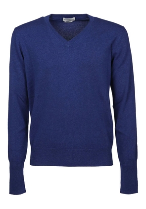 Ballantyne V-neck cashmere sweater - Blue