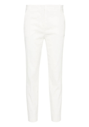 PINKO pressed-crease tapered trousers - White